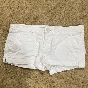 Aeropostale Women's White Jean Shorts